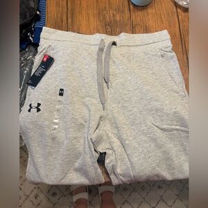 Bundle of two NWT womens under armour sweatpant joggers